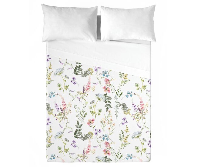Naturals - juego de sábanas estampadas 4 piezas cama 150 - algodón extra suave - incluye sábana encimera + 2 fundas de almohada + 1 sábana bajera - fabricado en españa - maeva