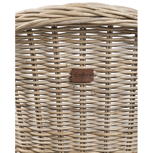 Conjunto de 2 cadeiras de jardim em rattan natural SUSUA II