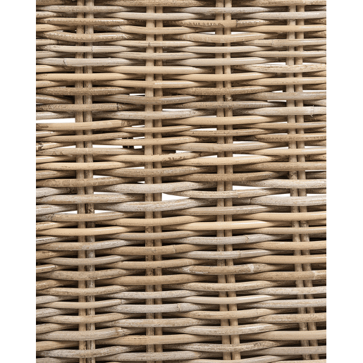 Conjunto de 2 cadeiras de jardim em rattan natural SUSUA II