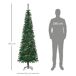 Árbol de Navidad Plástico, Metal HOMCOM, hogar - decoración Árbol de Navidad Plástico, Metal HOMCOM, hogar - decoración Verde