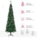 Árbol de Navidad Plástico, Metal HOMCOM, hogar - decoración Árbol de Navidad Plástico, Metal HOMCOM, hogar - decoración Verde