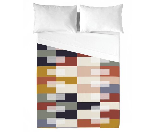 Naturals - juego de sábanas estampadas 3 piezas cama 135 - algodón extra suave - incluye sábana encimera + 1 funda de almohada + 1 sábana bajera- fabricado en españa - rozko