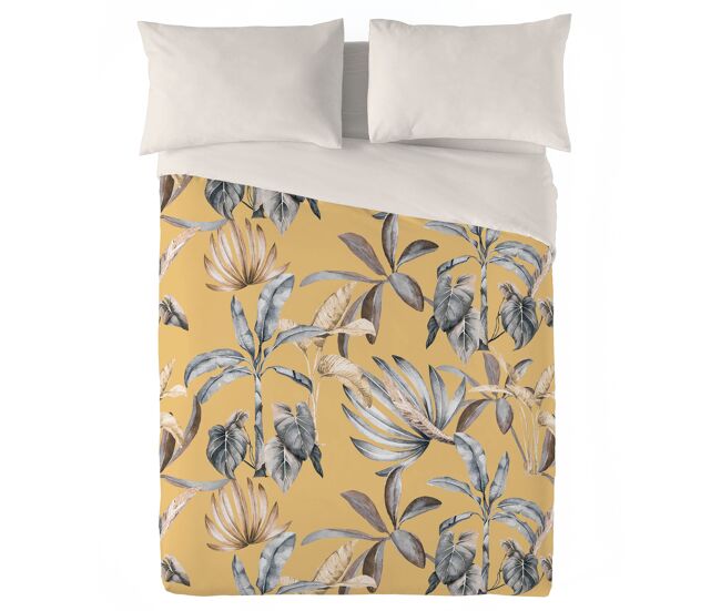 Naturals - funda nórdica estampada cama 135 - algodón extra suave - incluye 1 o 2 fundas de almohada - artemisa