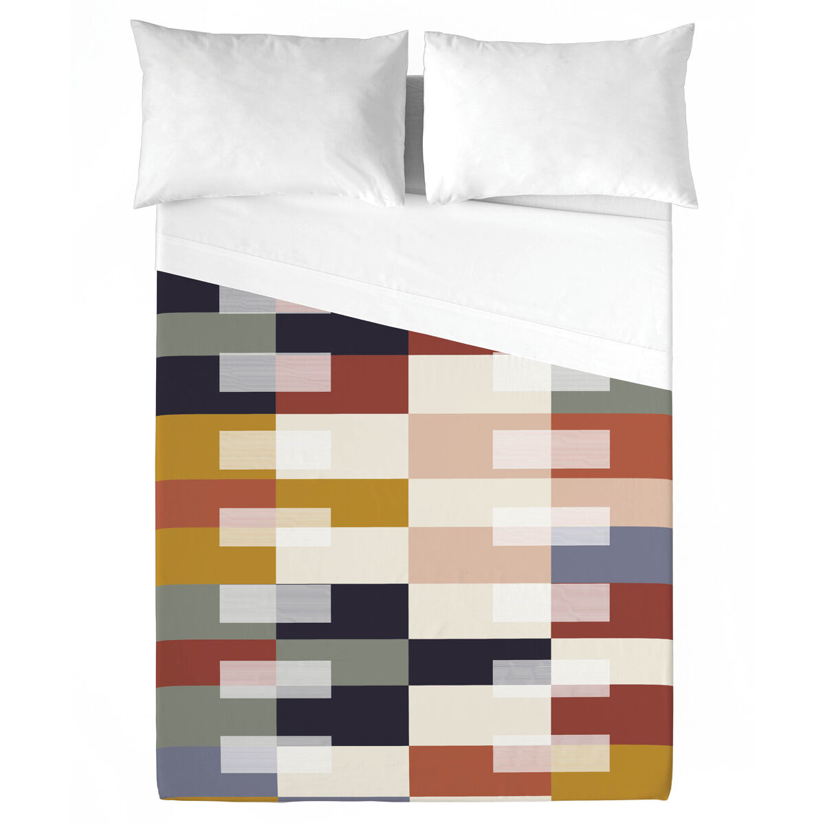 Naturals - juego de sábanas estampadas 4 piezas cama 180 - algodón extra suave - incluye sábana encimera + 2 fundas de almohada + 1 sábana bajera- fabricado en españa - rozko