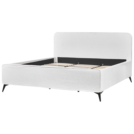 Beliani Cama Bouclé VALOGNES Beliani Cama Bouclé VALOGNES