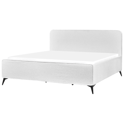 Beliani Cama Bouclé VALOGNES Beliani Cama Bouclé VALOGNES