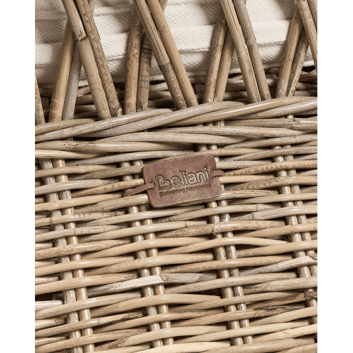 Cadeira de jardim em rattan natural MAROS II