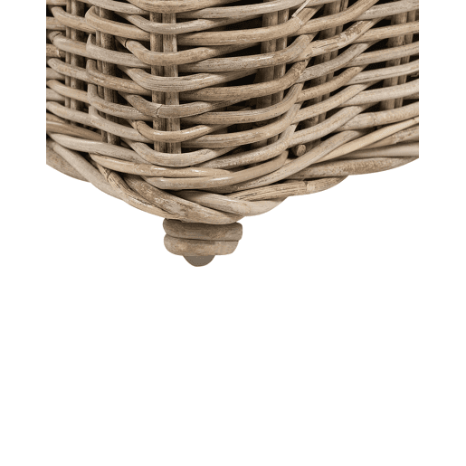 Cadeira de jardim em rattan natural MAROS II