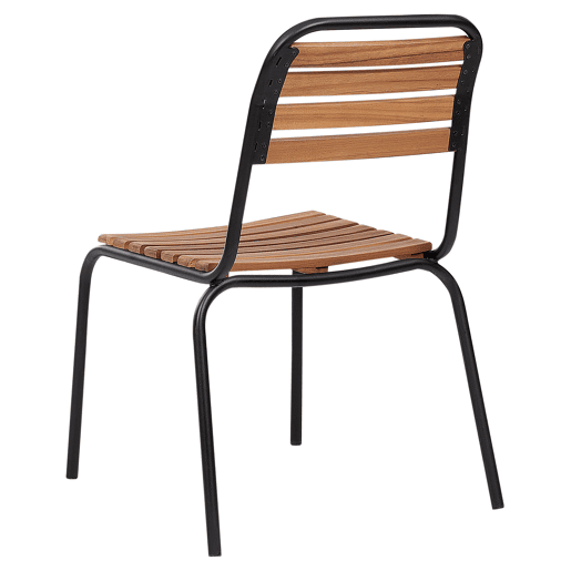 Conjunto de 6 cadeiras de jardim VALLESE Madeira de acácia Castanho