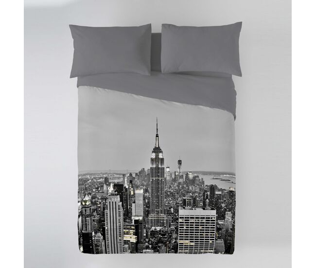 Icehome - funda nórdica estampada 2 piezas cama 105 - microfibra poliéster - fabricado en españa - wall street
