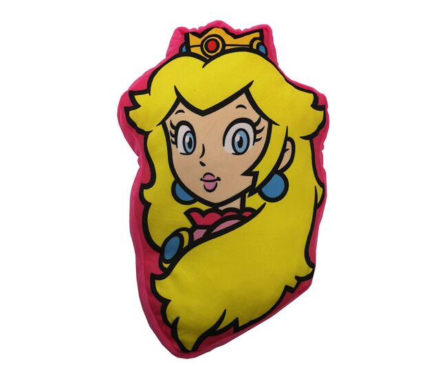 Cojín 3d super mario peach 40 x 40 cm