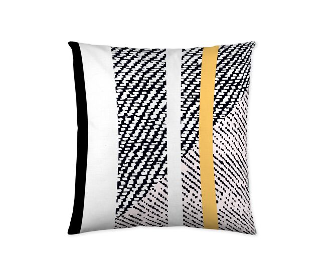 Naturals - funda de cojin estampado - sin relleno - 50x50 cm - algodón extra suave - fabricado en españa - denim
