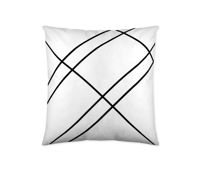 Naturals - funda de cojin estampado - sin relleno - 50x50 cm - algodón extra suave - fabricado en españa - line