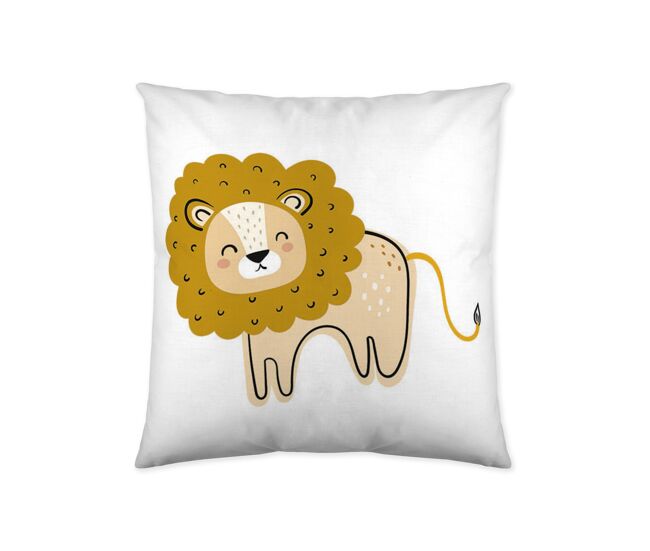 Naturals - funda de cojin estampado - sin relleno - 50x50 cm - algodón extra suave - fabricado en españa - obini
