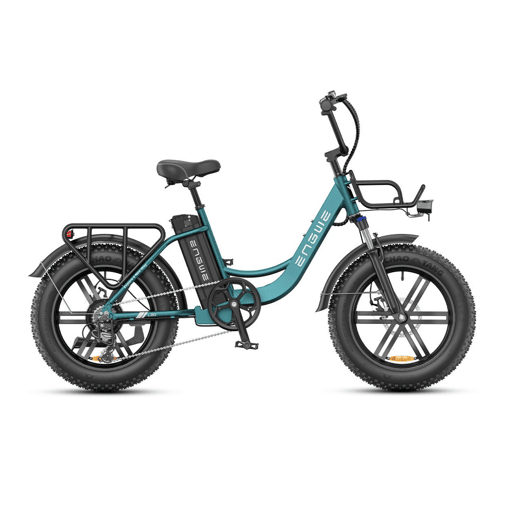 ENGWE L20 Boost - Bicicleta Elétrica Verde 250W, Bateria 48V13Ah