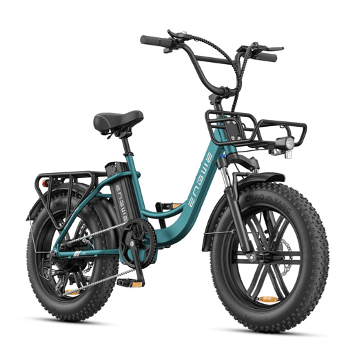 ENGWE L20 Boost - Bicicleta Elétrica Verde 250W, Bateria 48V13Ah