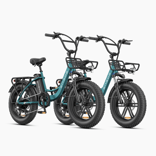 ENGWE L20 Boost - Bicicleta Elétrica Verde 250W, Bateria 48V13Ah