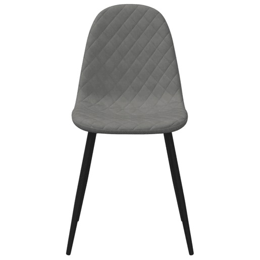 vidaXL Cadeiras de jantar 2 pcs veludo cinzento-claro vidaXL Cadeiras de jantar 2 pcs veludo cinzento-claro