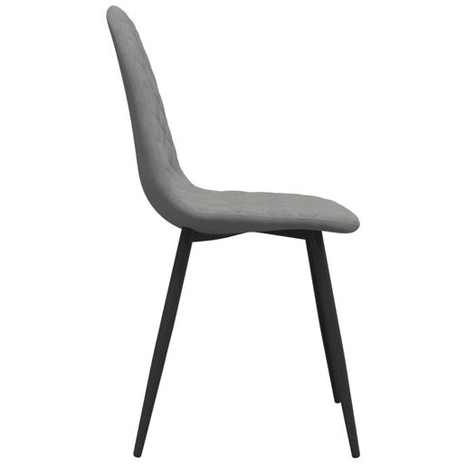 vidaXL Cadeiras de jantar 2 pcs veludo cinzento-claro vidaXL Cadeiras de jantar 2 pcs veludo cinzento-claro