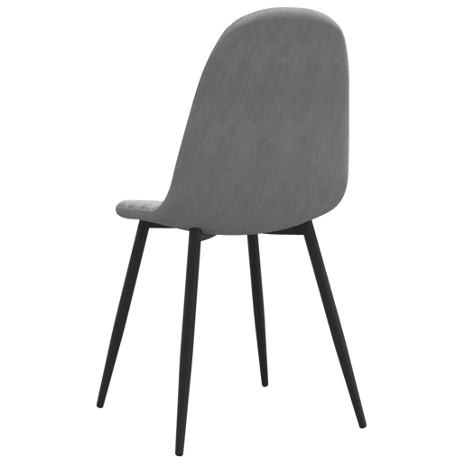 vidaXL Cadeiras de jantar 2 pcs veludo cinzento-claro vidaXL Cadeiras de jantar 2 pcs veludo cinzento-claro