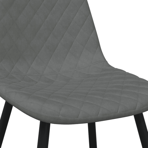 vidaXL Cadeiras de jantar 2 pcs veludo cinzento-claro vidaXL Cadeiras de jantar 2 pcs veludo cinzento-claro