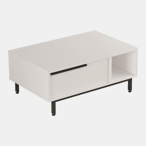 Mesa de centro Majaajoå 90x60x38 cm - Branco en.casa