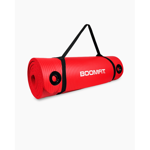 Tapete de Pilates NBR 1,5cm Vermelho - BOOMFIT
