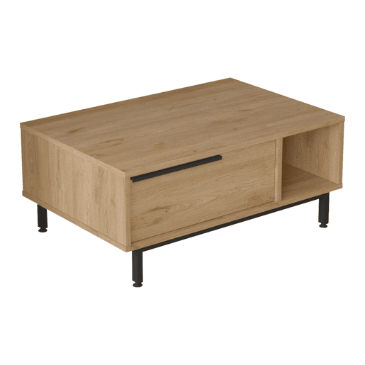 Mesa de centro Majaajoå 90x60x38 cm - Efeito carvalho en.casa