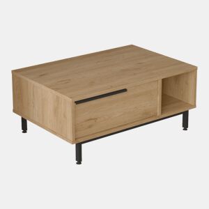 Mesa de centro Majaajoå 90x60x38 cm - Efeito carvalho en.casa