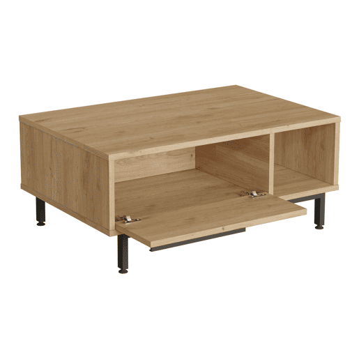 Mesa de centro Majaajoå 90x60x38 cm - Efeito carvalho en.casa
