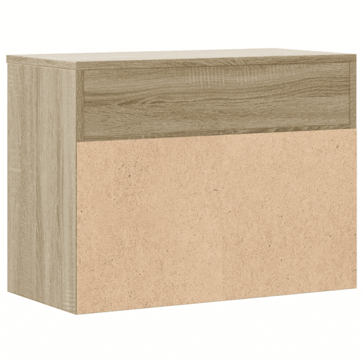 vidaXL Banco sapateira 60x30x45 cm derivados madeira carvalho sonoma vidaXL Banco sapateira 60x30x45 cm derivados madeira carvalho sonoma
