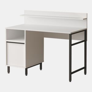 Secretária Fajaarire com compartimento 120x60x100cm - Branco en.casa