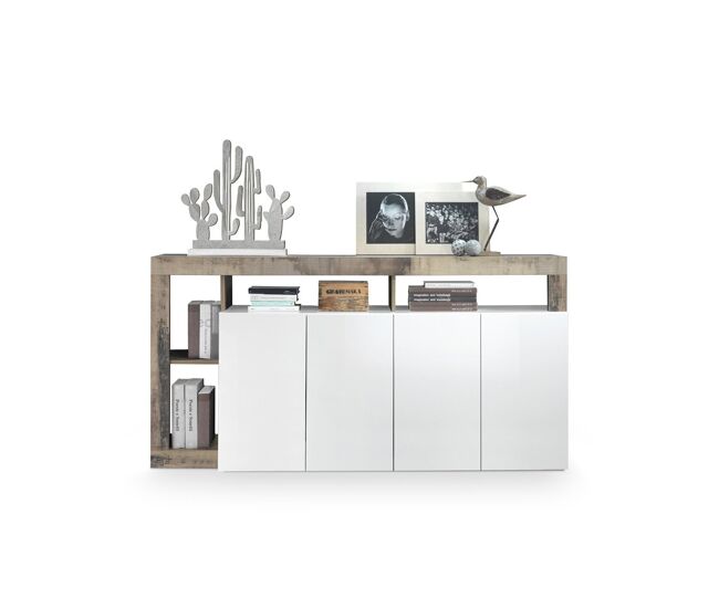 Buffet 4 puertas francfort - l184 cm