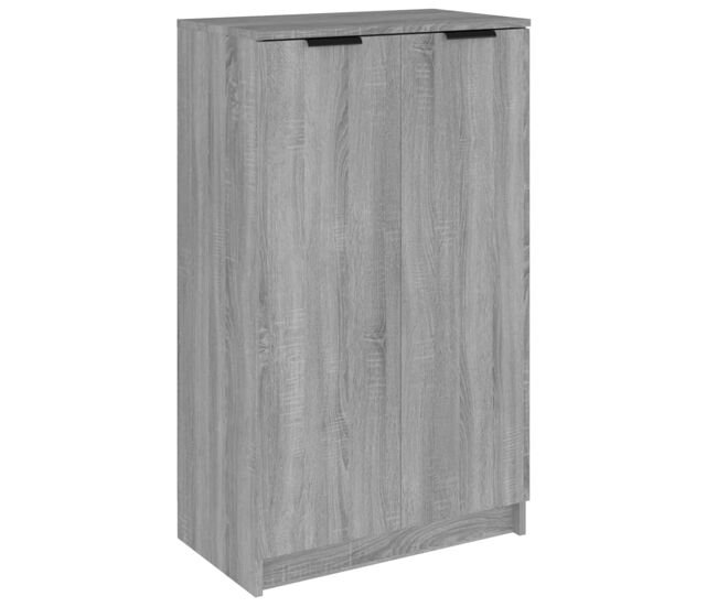 Vidaxl mueble zapatero madera contrachapada gris sonoma 59x35x100 cm