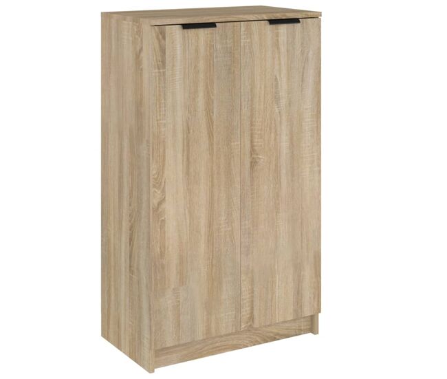 Vidaxl mueble zapatero madera contrachapada roble sonoma 59x35x100 cm