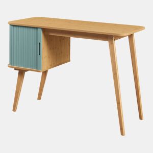 Secretária Tysvær com compartimento 75x105x48 cm - BambuAzul en.casa