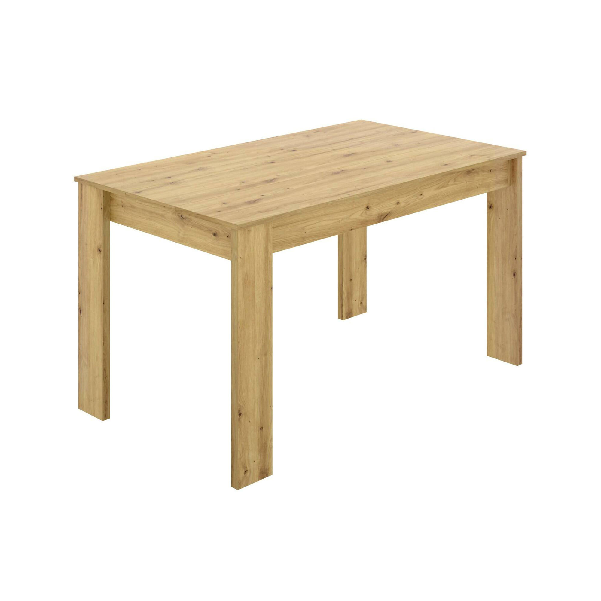 Mesa de jantar com efeito madeira 139x81 Madera Clara