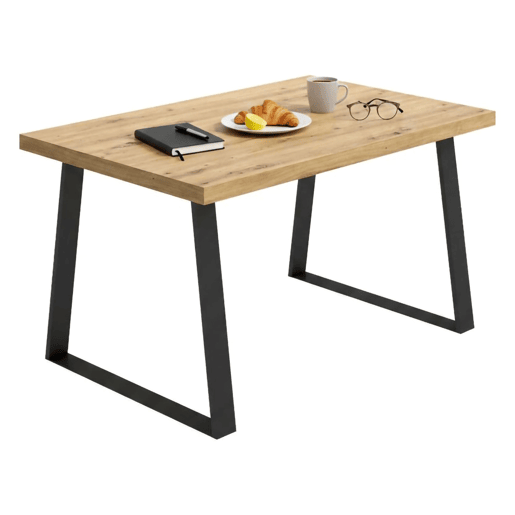 Mesa de jantar com efeito madeira Mesa de jantar com efeito madeira