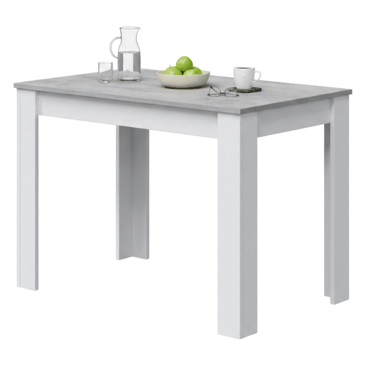 Mesa de jantar com efeito madeira Mesa de jantar com efeito madeira
