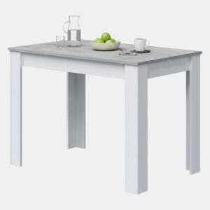 Mesa de jantar com efeito madeira