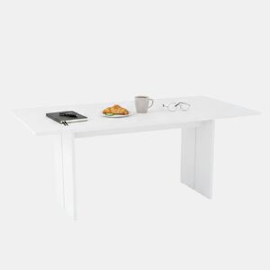 Mesa de jantar com efeito madeira