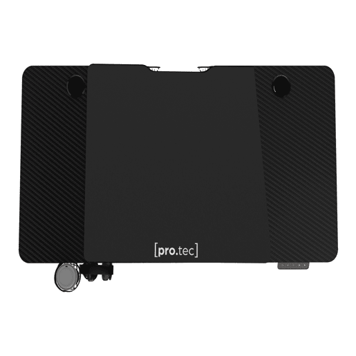 Secretária regulável em altura Stryn aglomeradoaço 120x60cm - Preto pro.tec