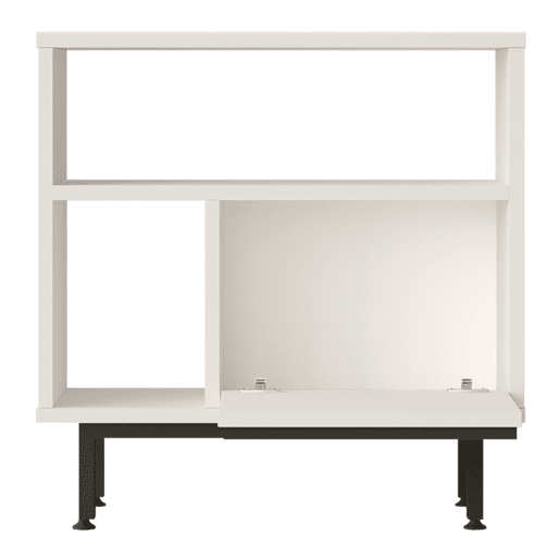 Mesa de apoio Vesanto 60x60x26 cm multiusos - Branco en.casa