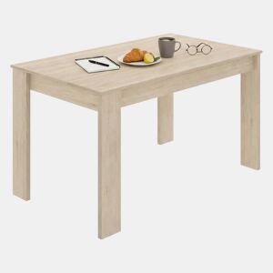 Mesa de jantar com efeito madeira