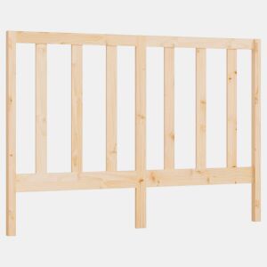 vidaXL Cabeceira de cama 141x4x100 cm pinho maciço