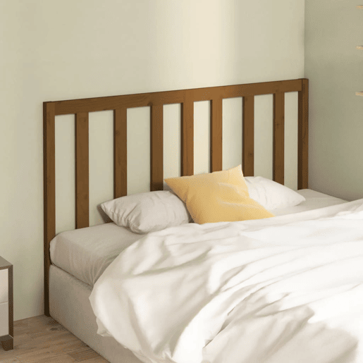 vidaXL Cabeceira de cama 156x4x100 cm pinho maciço castanho mel vidaXL Cabeceira de cama 156x4x100 cm pinho maciço castanho mel