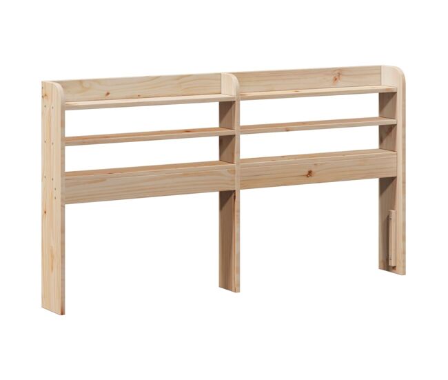 Cabecero de cama con estantes 160