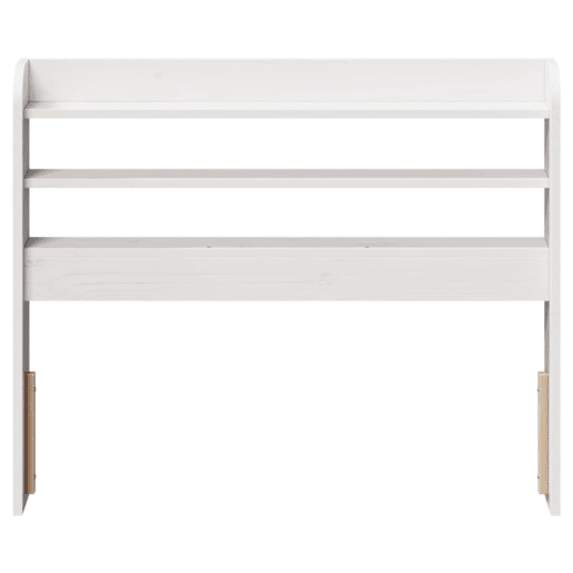 vidaXL Cabeceira com prateleiras 75 cm madeira de pinho maciça branco vidaXL Cabeceira com prateleiras 75 cm madeira de pinho maciça branco