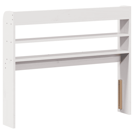 vidaXL Cabeceira com prateleiras 75 cm madeira de pinho maciça branco vidaXL Cabeceira com prateleiras 75 cm madeira de pinho maciça branco