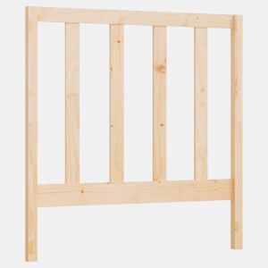 vidaXL Cabeceira de cama 95x4x100 cm pinho maciço